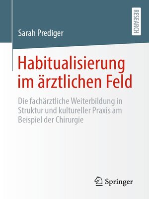 cover image of Habitualisierung im ärztlichen Feld